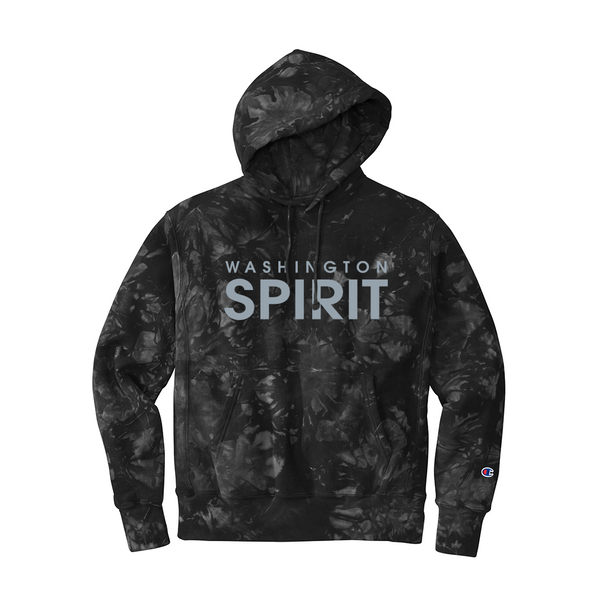 WASHINGTON SPIRIT Tie Dye Hoodie Dark Grey Adult Washington Spirit Shop