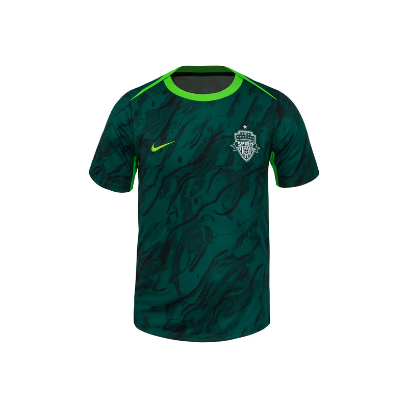 2025 NIKE OFFICIAL WASHINGTON SPIRIT PREMATCH TOP